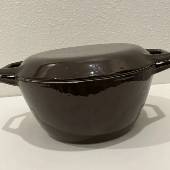 Vintage Copco D2 Dutch Oven Enameled Cast Iron Pot with Lid /  Denmark - Picture 4 of 9